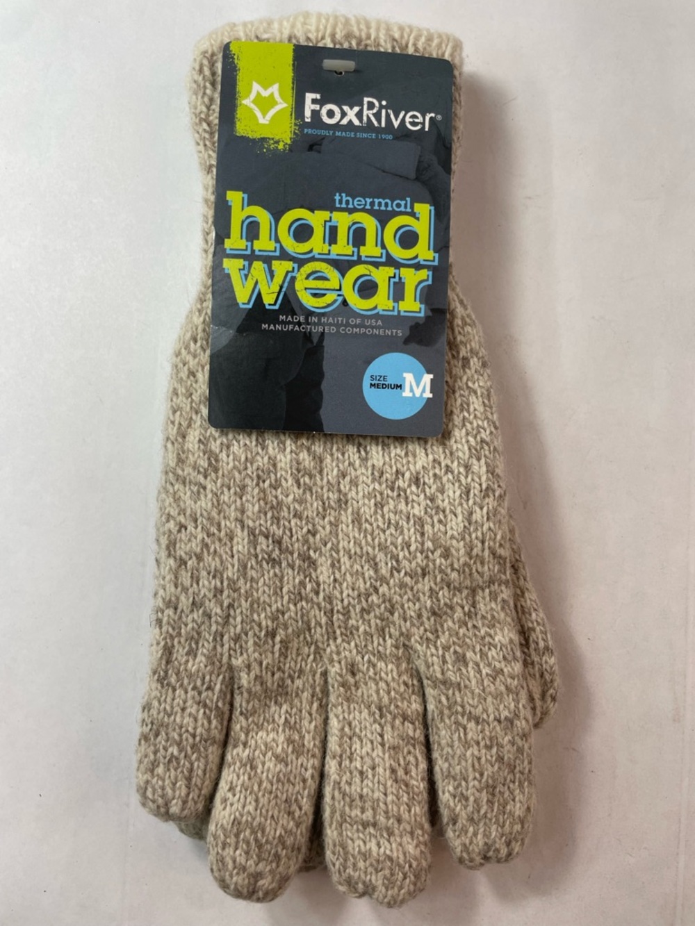 Fox River Handwear Thermal Thinsulate Heavyweight Wool Gloves Men’s Sz M NWT